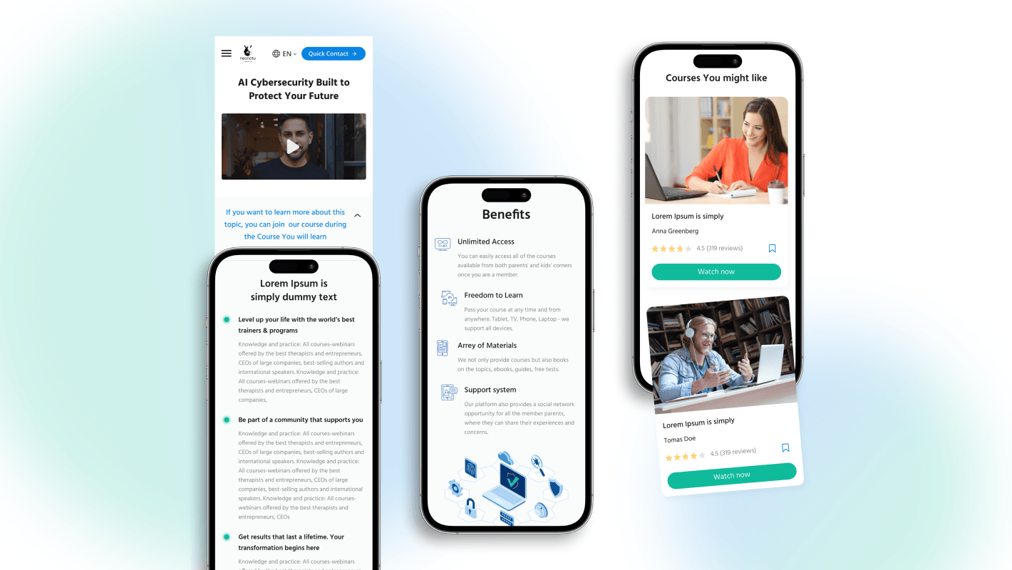Neonotu Cybersecurity Website Results 1