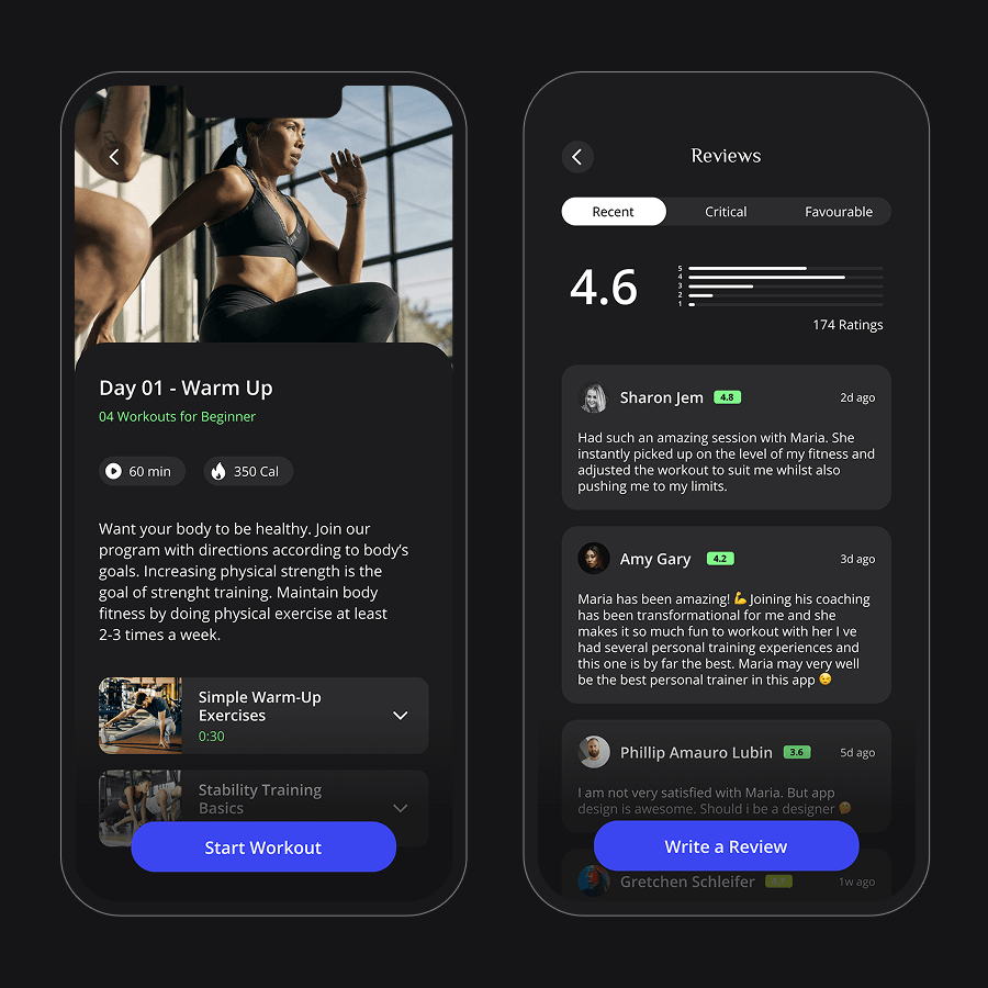 Fitness and Workout App Solution