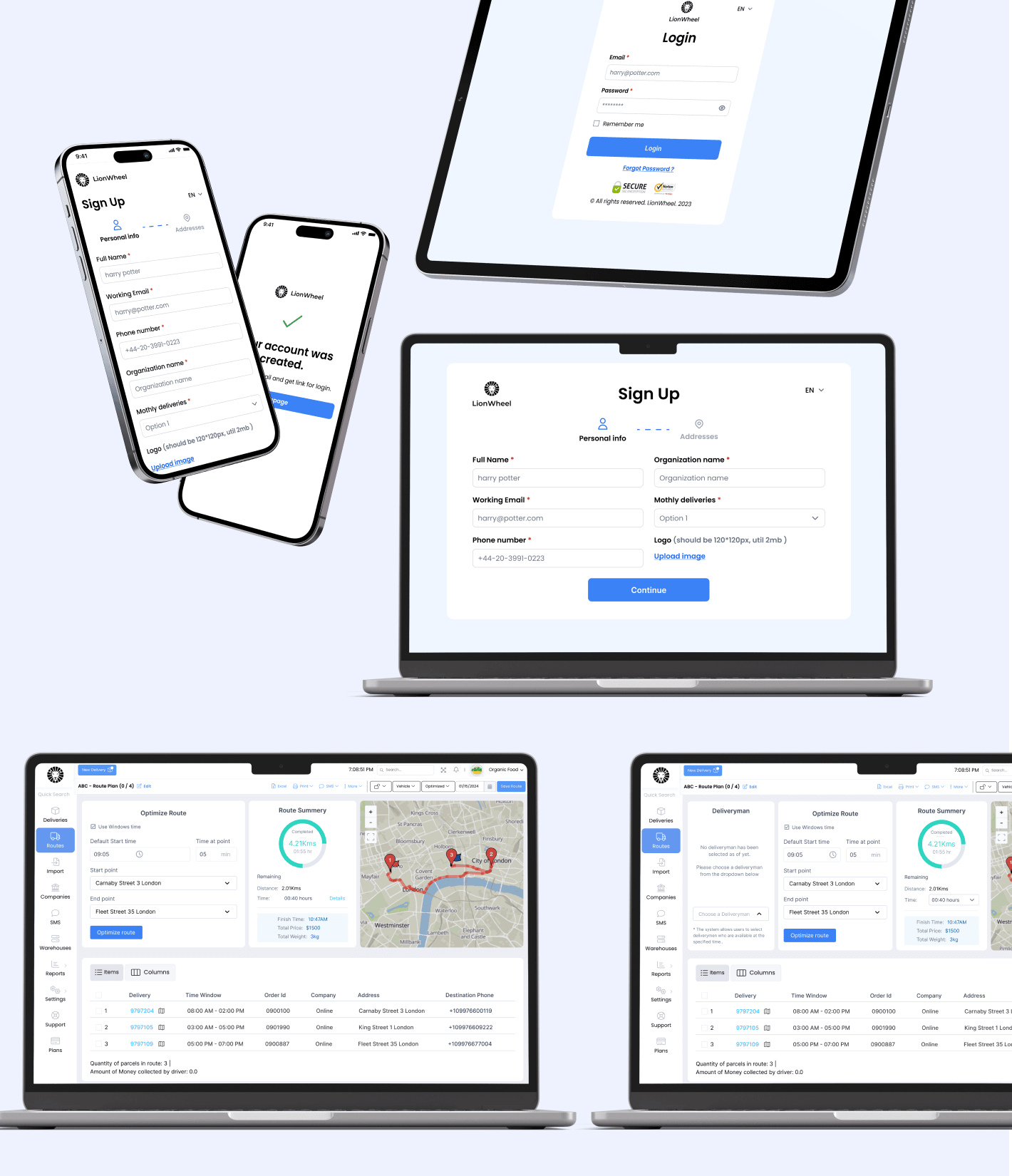 Logistics Management Platform Results 7